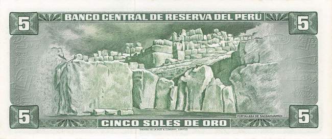 5 Soles de Oro 1974